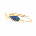 Mohave Azurite Gold Plated Silver Wholesale Jewelry